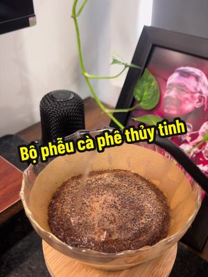 Bộ phễu cà phê thủy tinh